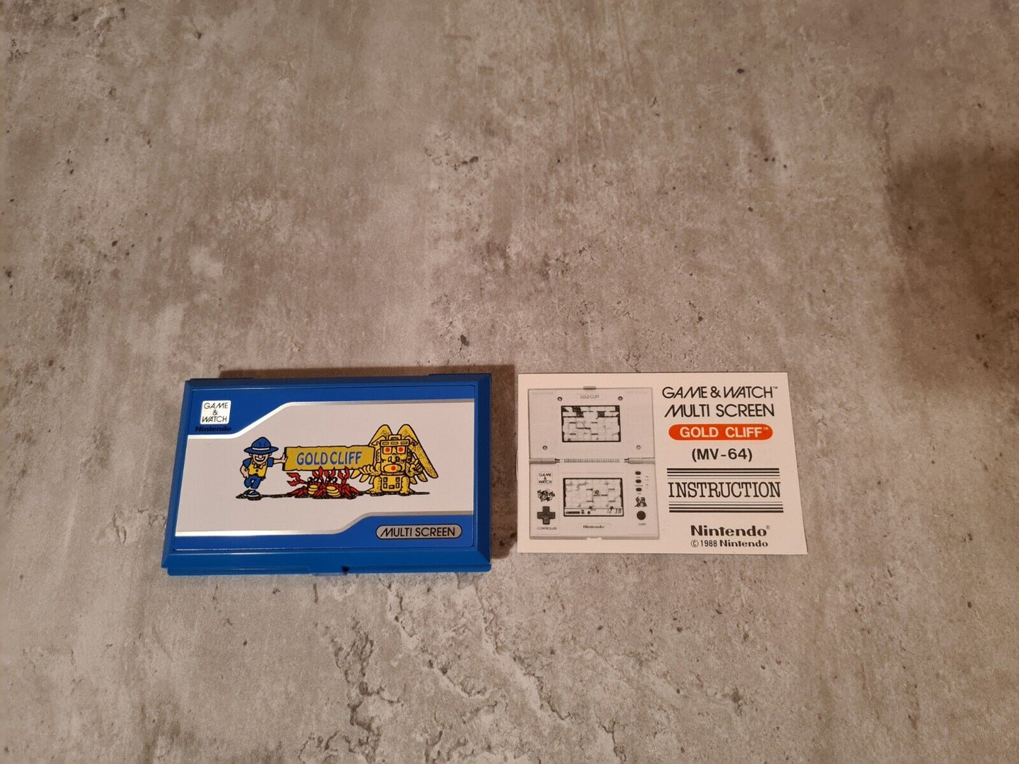 Nintendo Game & Watch Gold Cliff OVP MX-64 - T-Retro-Games