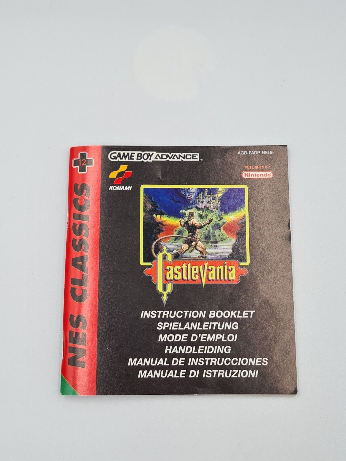 Nintendo Game Boy Advance NES Classics Castlevania mit OVP und Anleitung EUR - T-Retro-Games