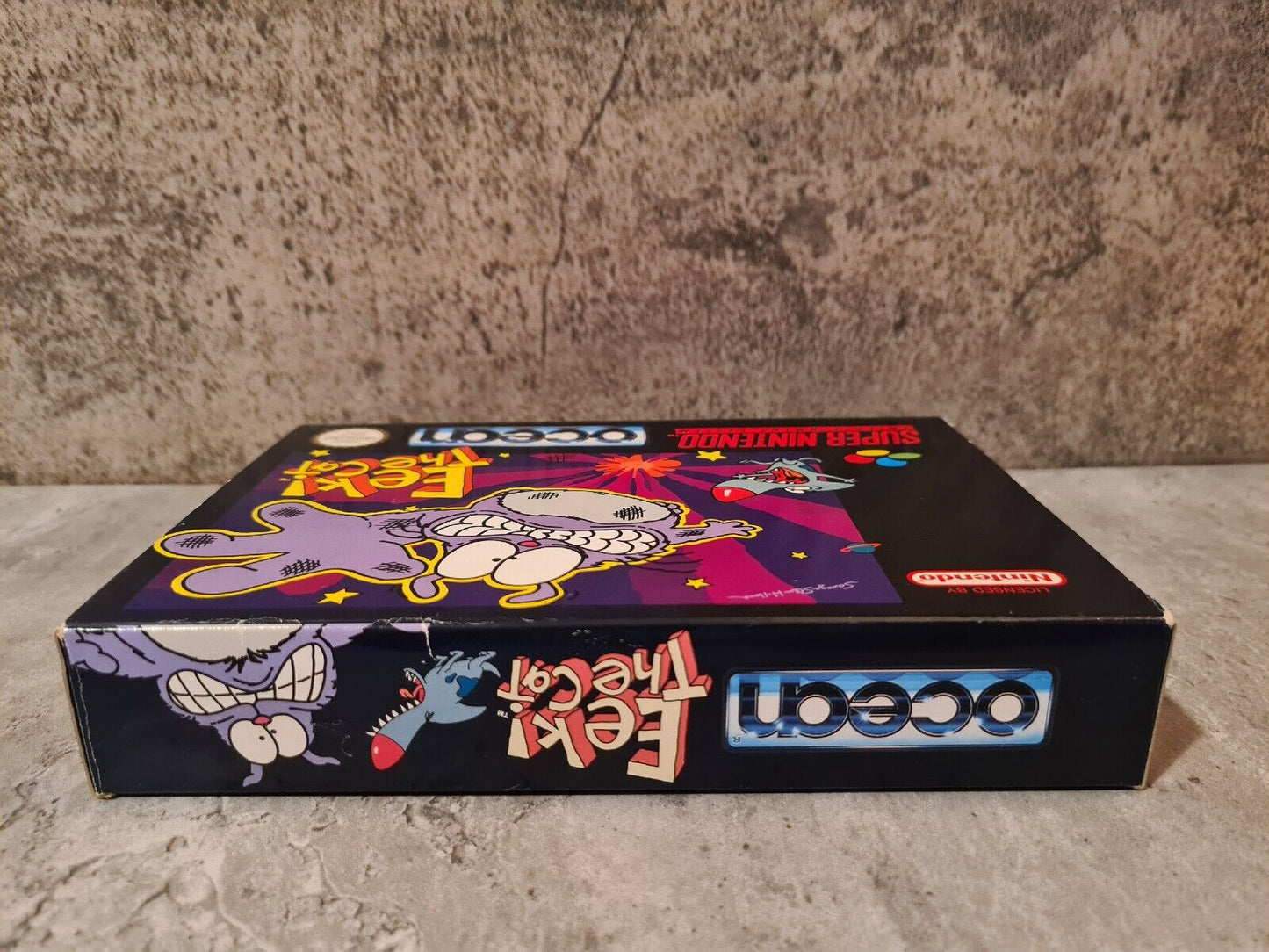 SNES Super Nintendo Eek The Cat mit OVP und Anleitung UKV - T-Retro-Games