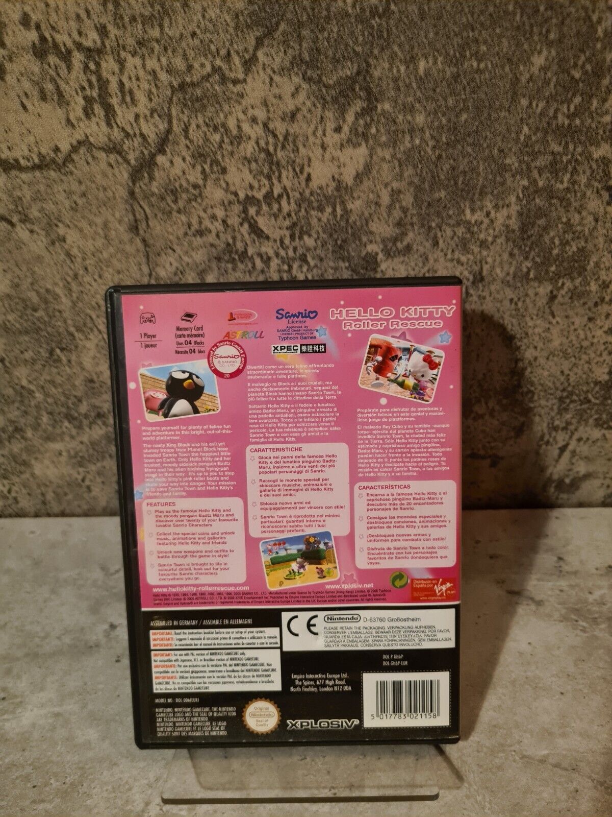 Nintendo GameCube Hello Kitty Roller Rescue mit OVP und Anleitung EUR - T-Retro-Games