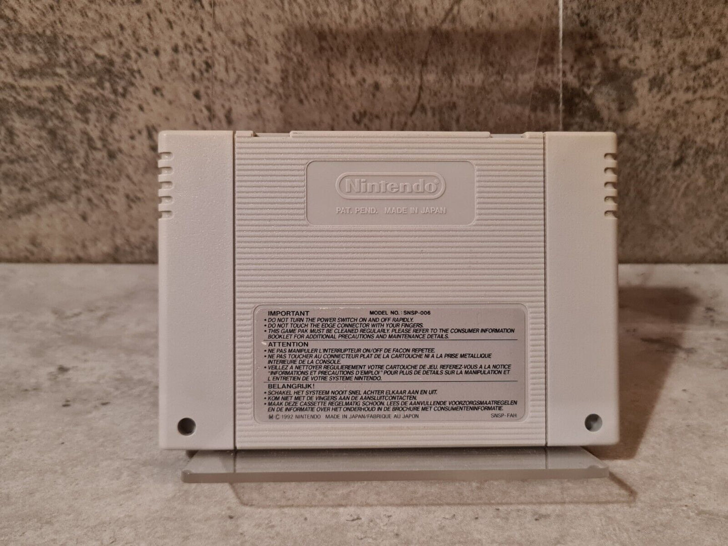 SNES Super Nintendo WWF Super Wrestlemania Modul FAH - T-Retro-Games