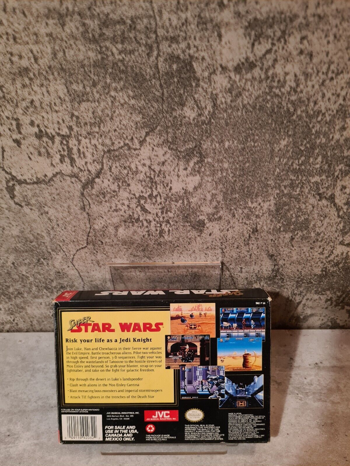 SNES Super Nintendo Super Star Wars mit OVP und Anleitung NTSC USA - T-Retro-Games