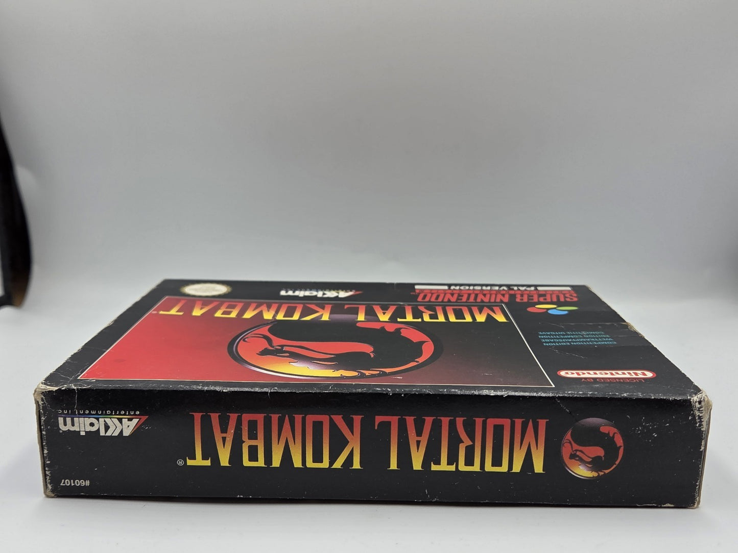 SNES Super Nintendo Mortal Kombat mit OVP und Anleitung EUR - T-Retro-Games