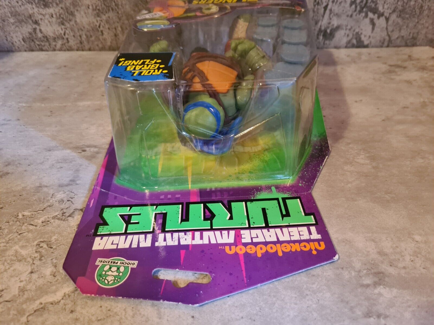 Nickelodeon Teenage Mutant Ninja Turtles Flingers Leonardo Action Toy Neu New - T-Retro-Games