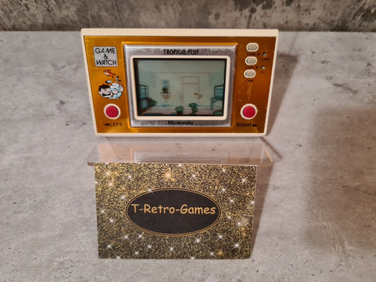 Nintendo Game & Watch Tropical Fish Konsole Console 1985 - T-Retro-Games