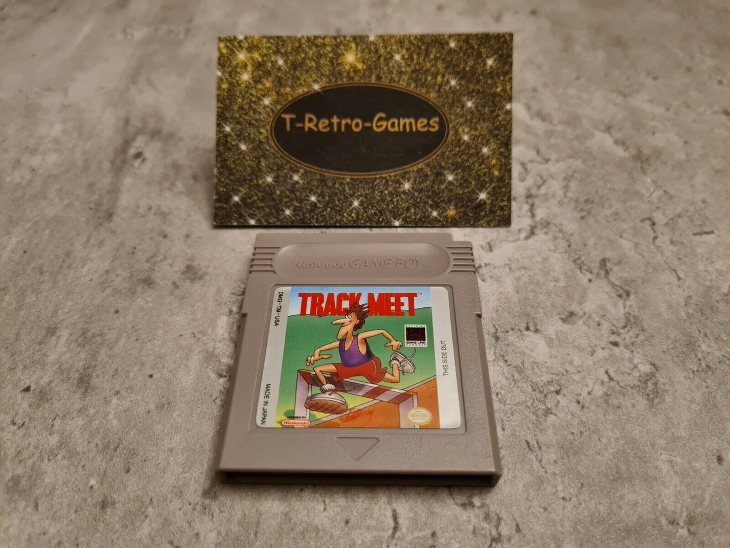 Nintendo Game Boy Classic Spiel Track Meet Modul USA - T-Retro-Games