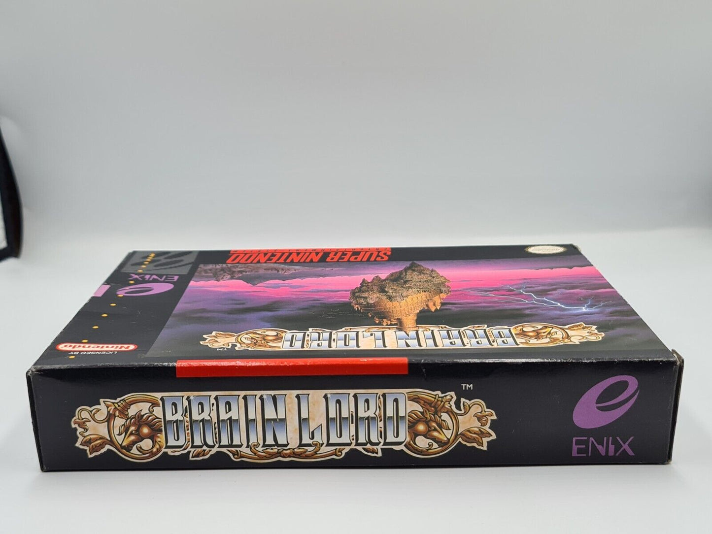 SNES Super Nintendo Brain Lord mit OVP und Anleitung NTSC-USA - T-Retro-Games