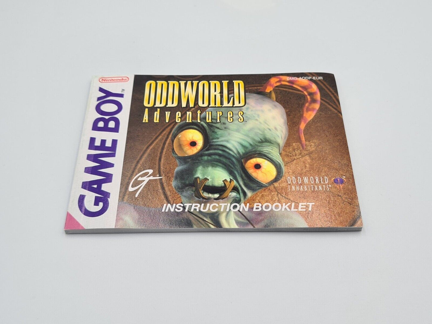 Nintendo Gameboy Classic Oddworld Adventures mit OVP und Anleitung EUR - T-Retro-Games