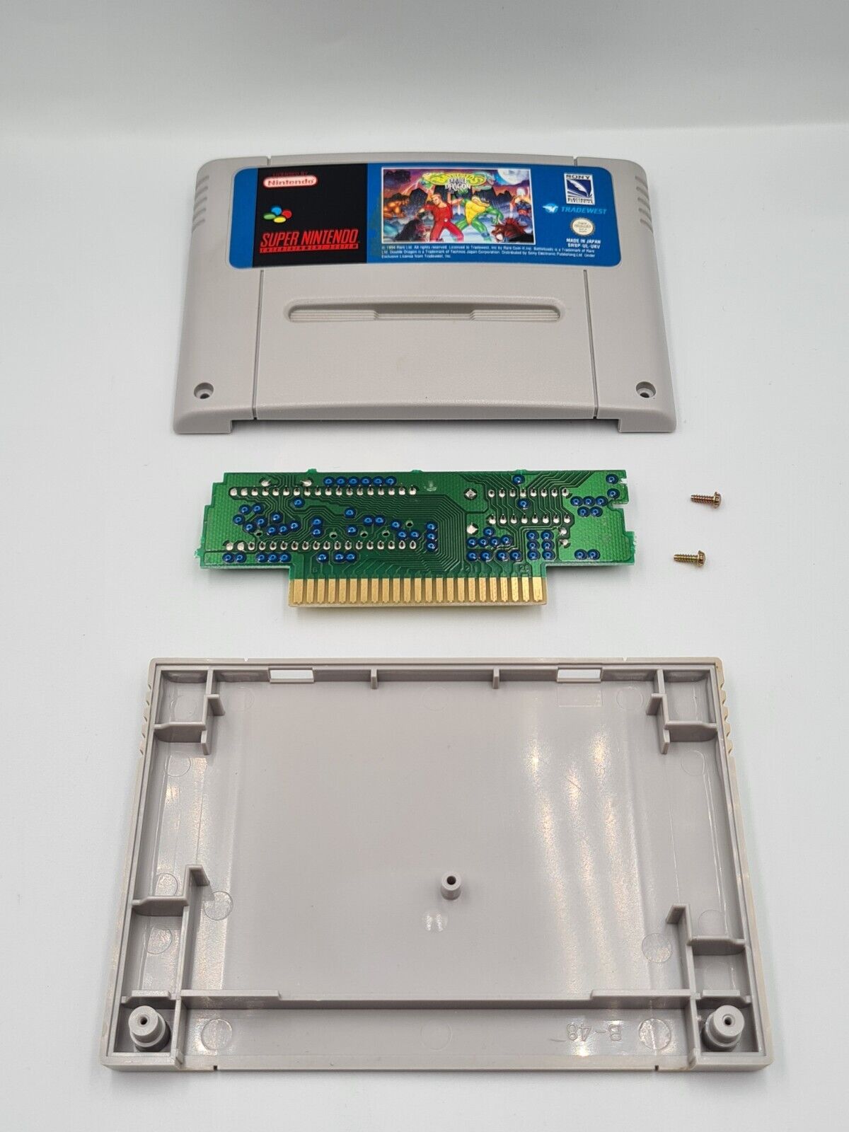 SNES Super Nintendo Battletoads Double Dragon mit OVP und Anleitung UKV - T-Retro-Games