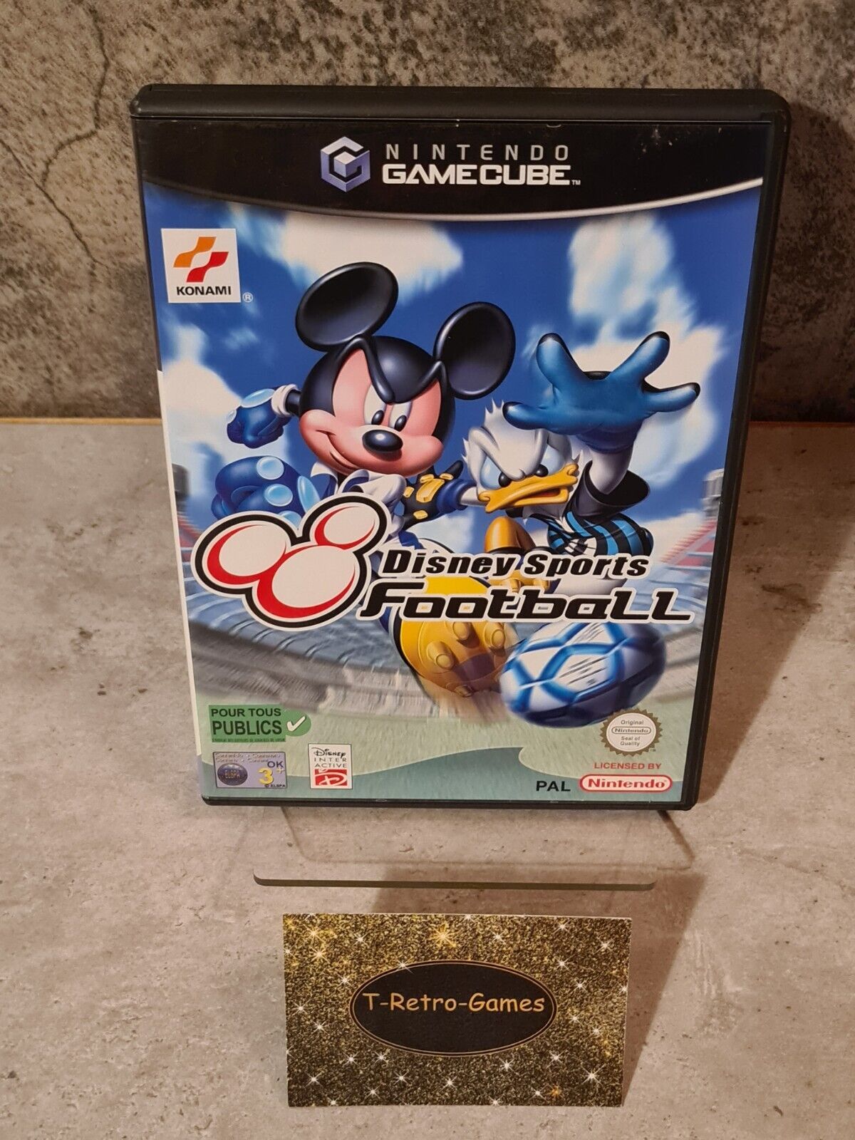 Nintendo GameCube Disney Sports Football mit OVP und Anleitung EUU - T-Retro-Games