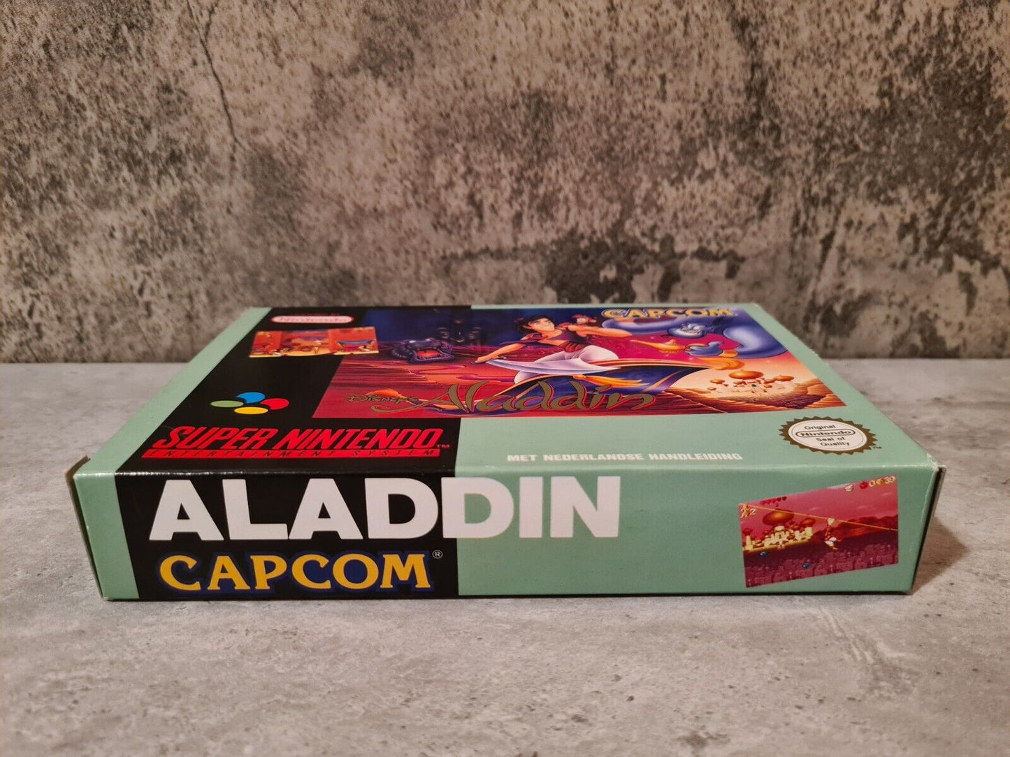 SNES Super Nintendo Disney's Aladdin mit OVP und Anleitung HOL - T-Retro-Games