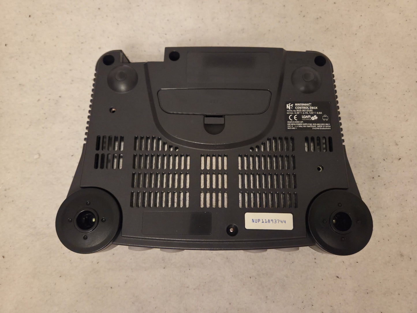 N64 Nintendo 64 Schwarz Black Konsole Console OVP