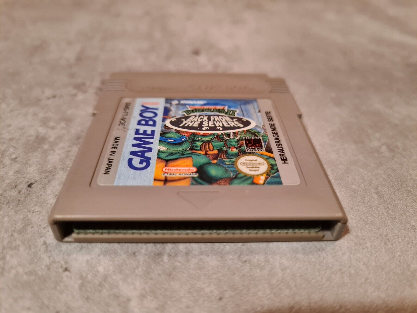Nintendo Gameboy Classic Spiel Turtles II Back from The Sewers Modul NOE - T-Retro-Games