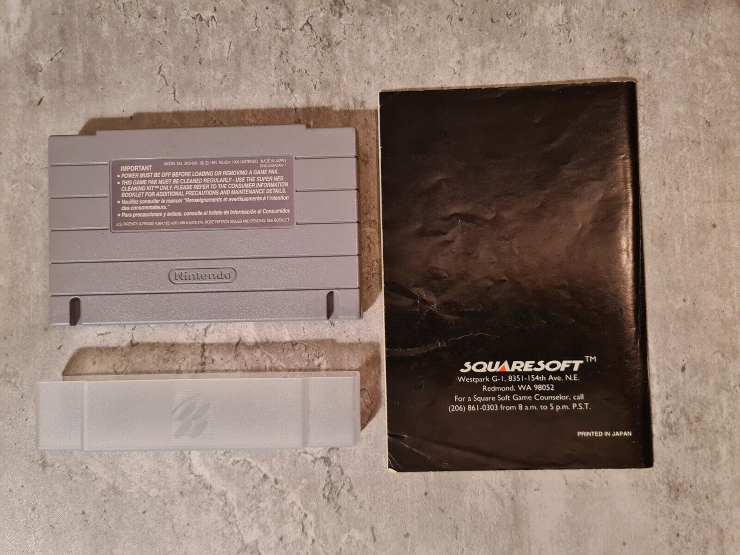 SNES Super Nintendo Secret of Mana mit OVP und Anleitung + Poster NTSC USA - T-Retro-Games