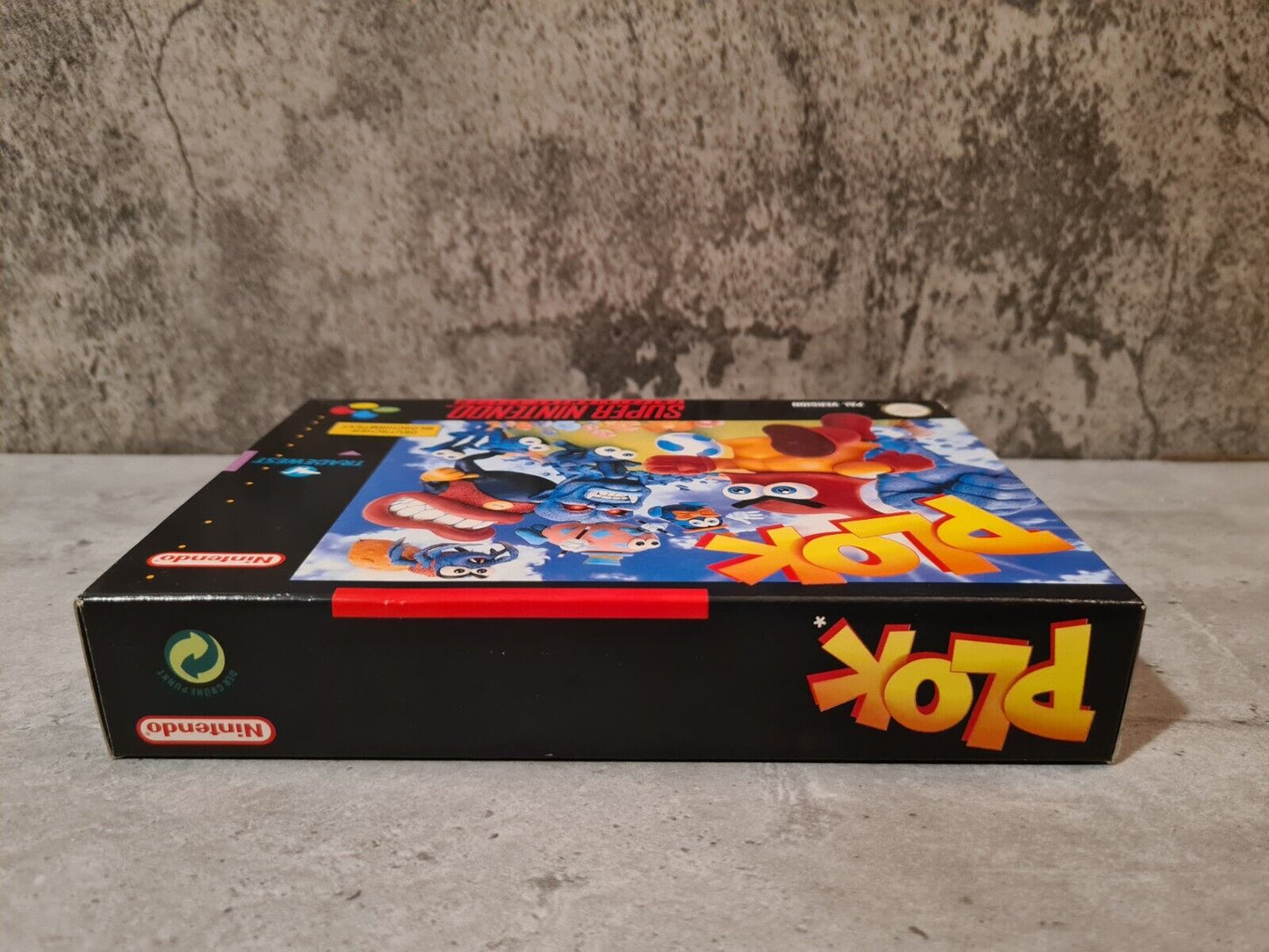 SNES Super Nintendo Plok mit OVP und Anleitung NOE/SFRG - T-Retro-Games