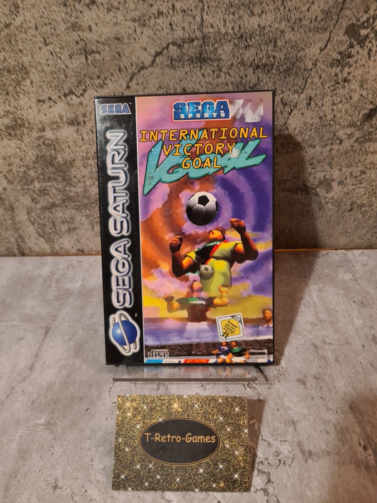 Sega Saturn International Victory Goal mit OVP und Anleitung Multi Language - T-Retro-Games