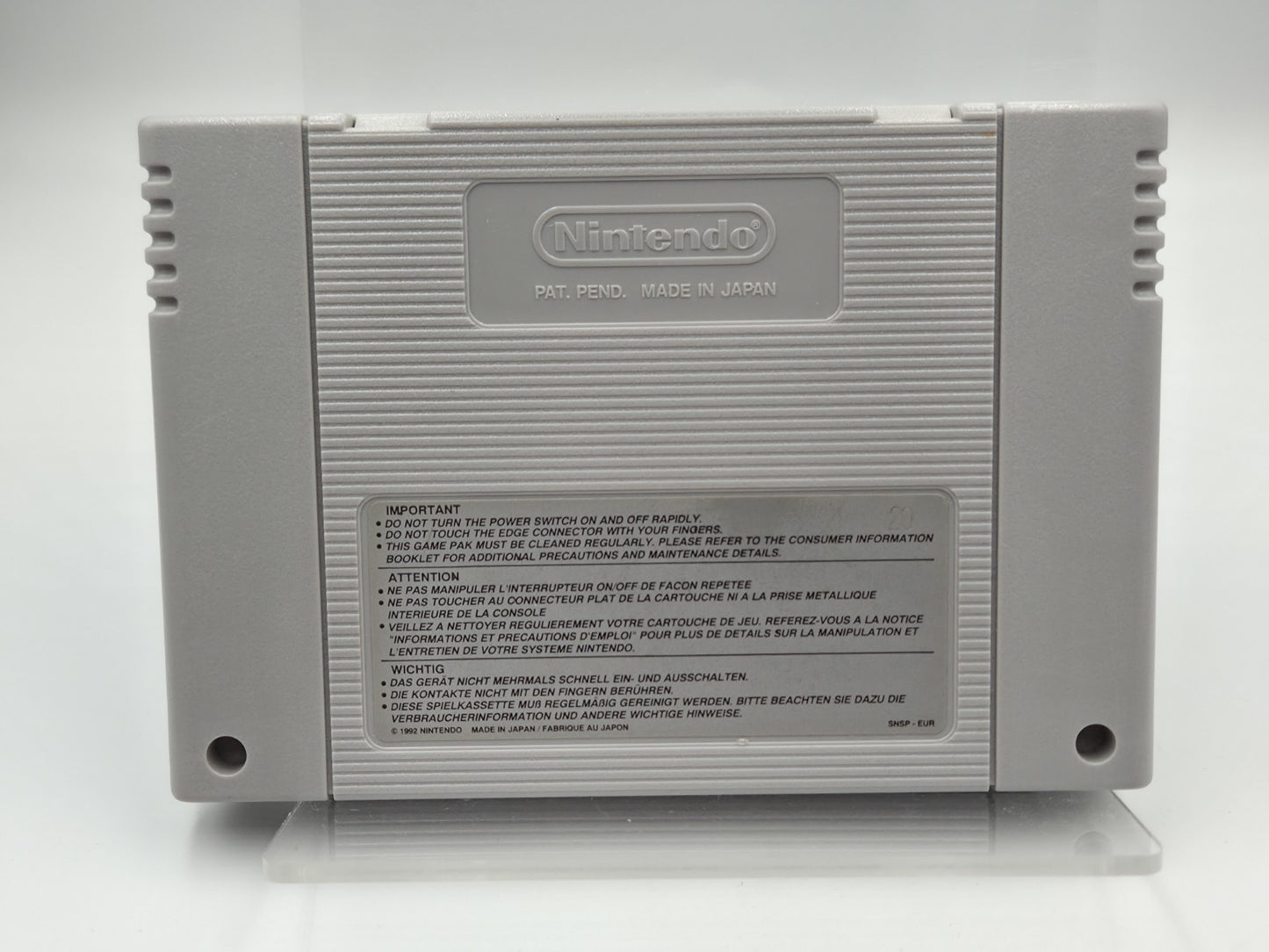 SNES Super Nintendo International Superstar Soccer Deluxe Modul EUR