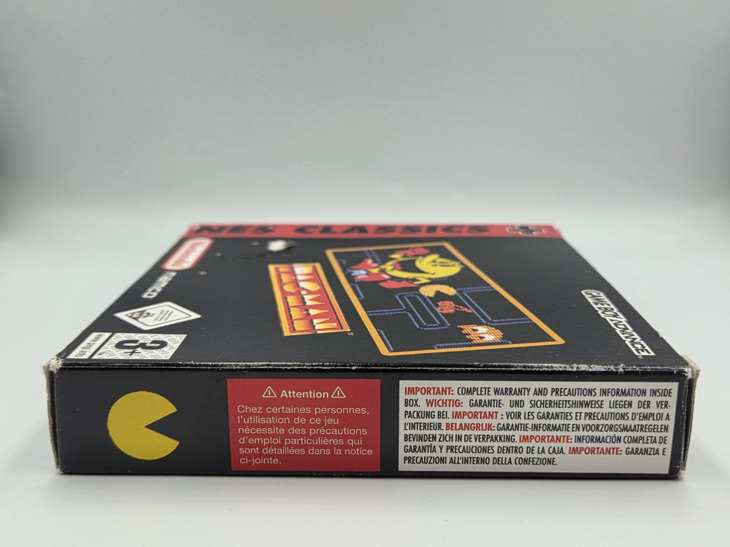 Nintendo Game Boy Advance Pac-Man NES Classics mit OVP und Anleitung EUR