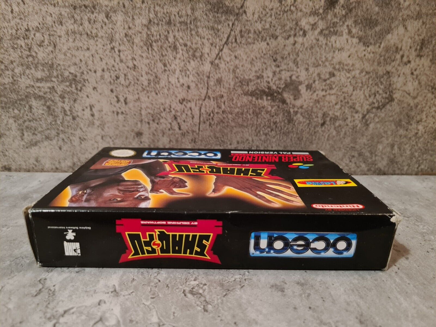 SNES Super Nintendo Shaq-Fu mit OVP und Anleitung NOE - T-Retro-Games