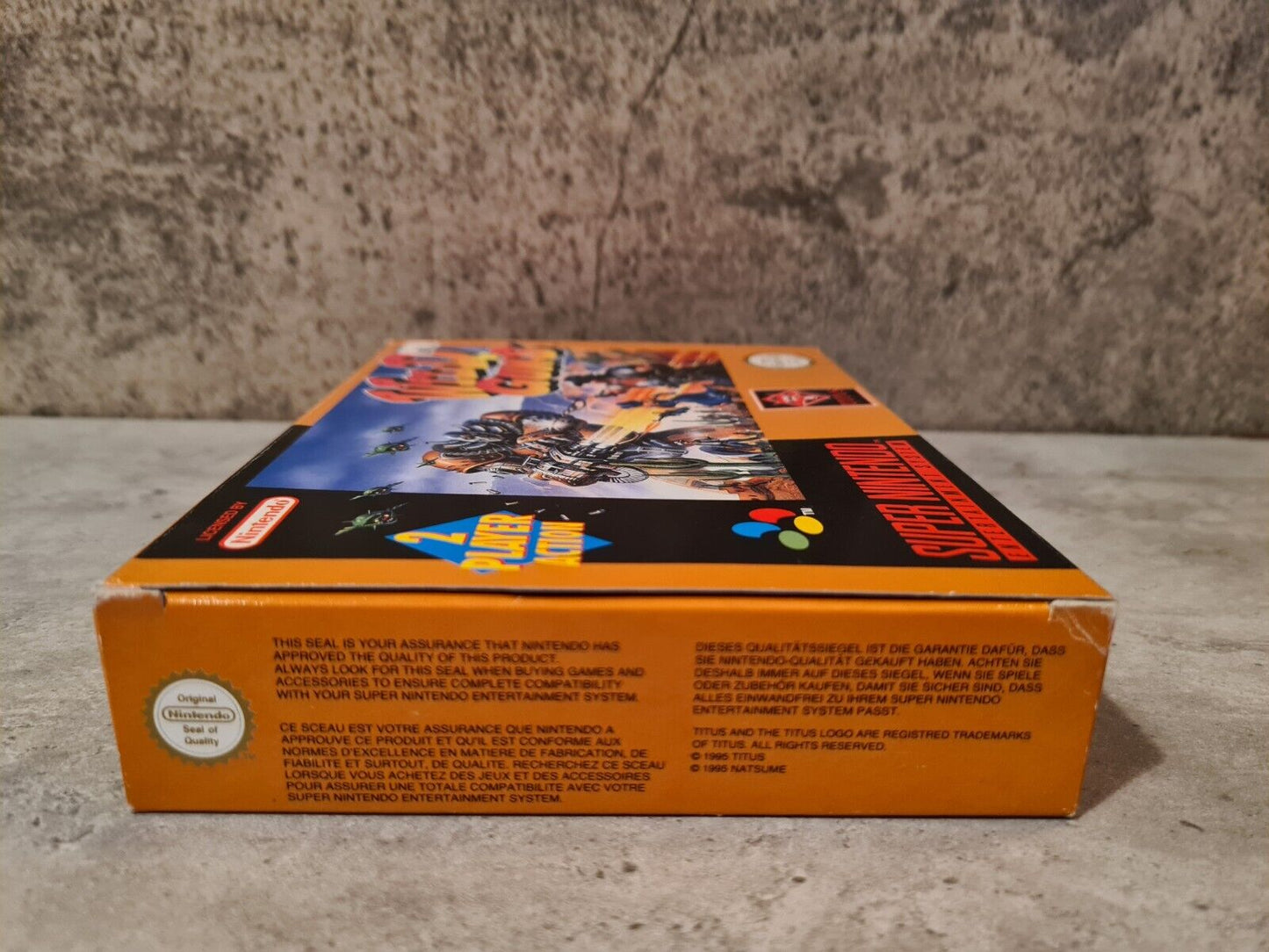 SNES Super Nintendo Wild Guns mit OVP und Anleitung EUR