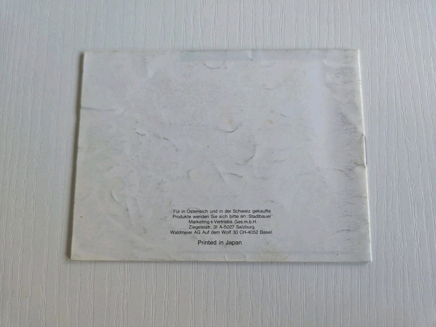 Game Boy Classic Bugs Bunny Crazy Castle Spielanleitung Instruction Booklet FRG