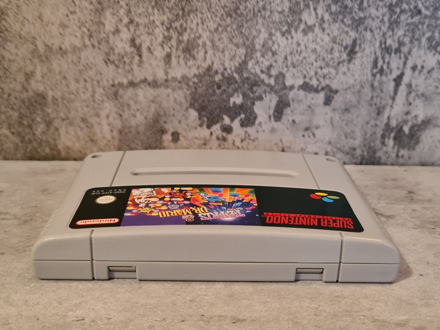 SNES Super Nintendo Tetris & Dr. Mario EUR Modul - T-Retro-Games