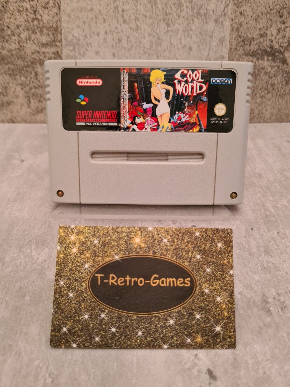 SNES Super Nintendo Cool World Modul ESP - T-Retro-Games