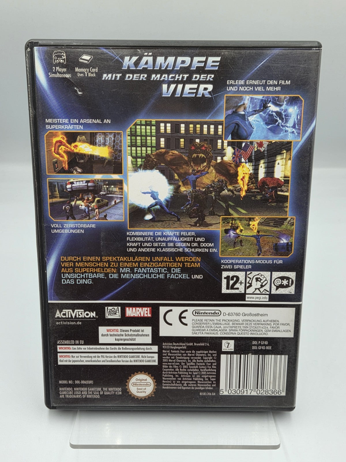 Nintendo GameCube Fantastic 4 mit OVP und Anleitung NOE