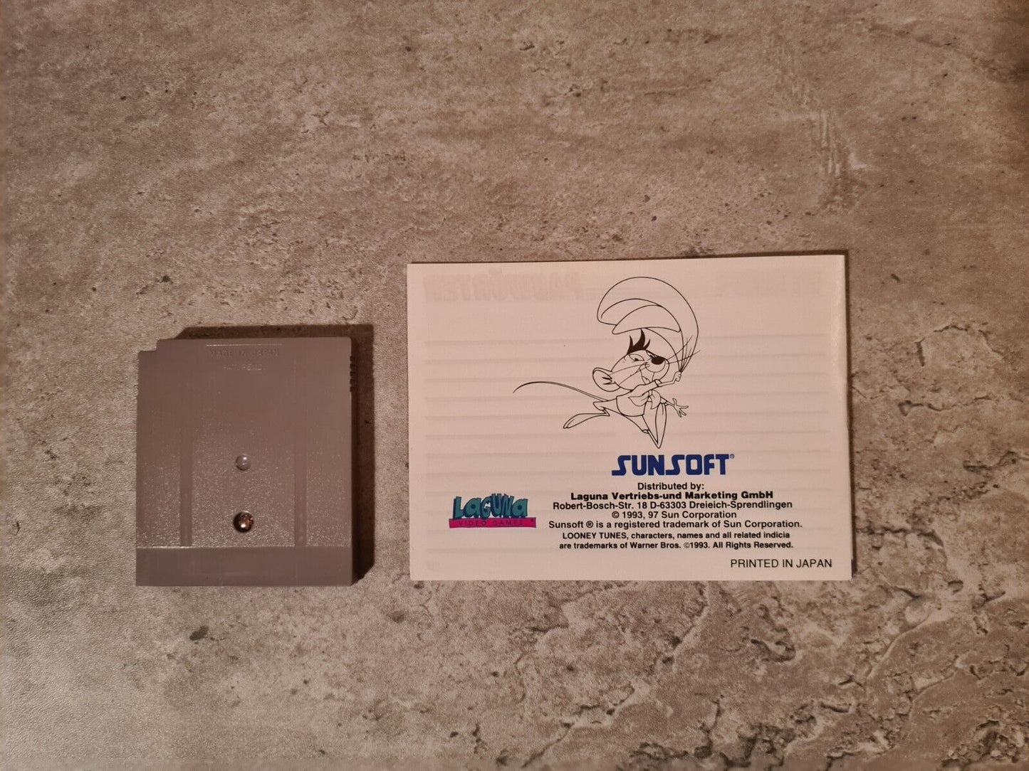 Nintendo Game Boy Classic Speedy Gonzales mit OVP und Anleitung NOE - T-Retro-Games