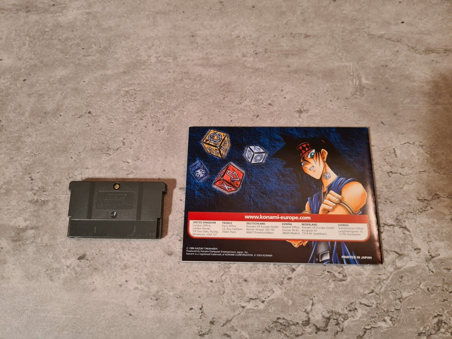 Gameboy Advance Yu-Gi-Oh Dungeon Dice Monsters mit OVP und Anleitung EUR - T-Retro-Games