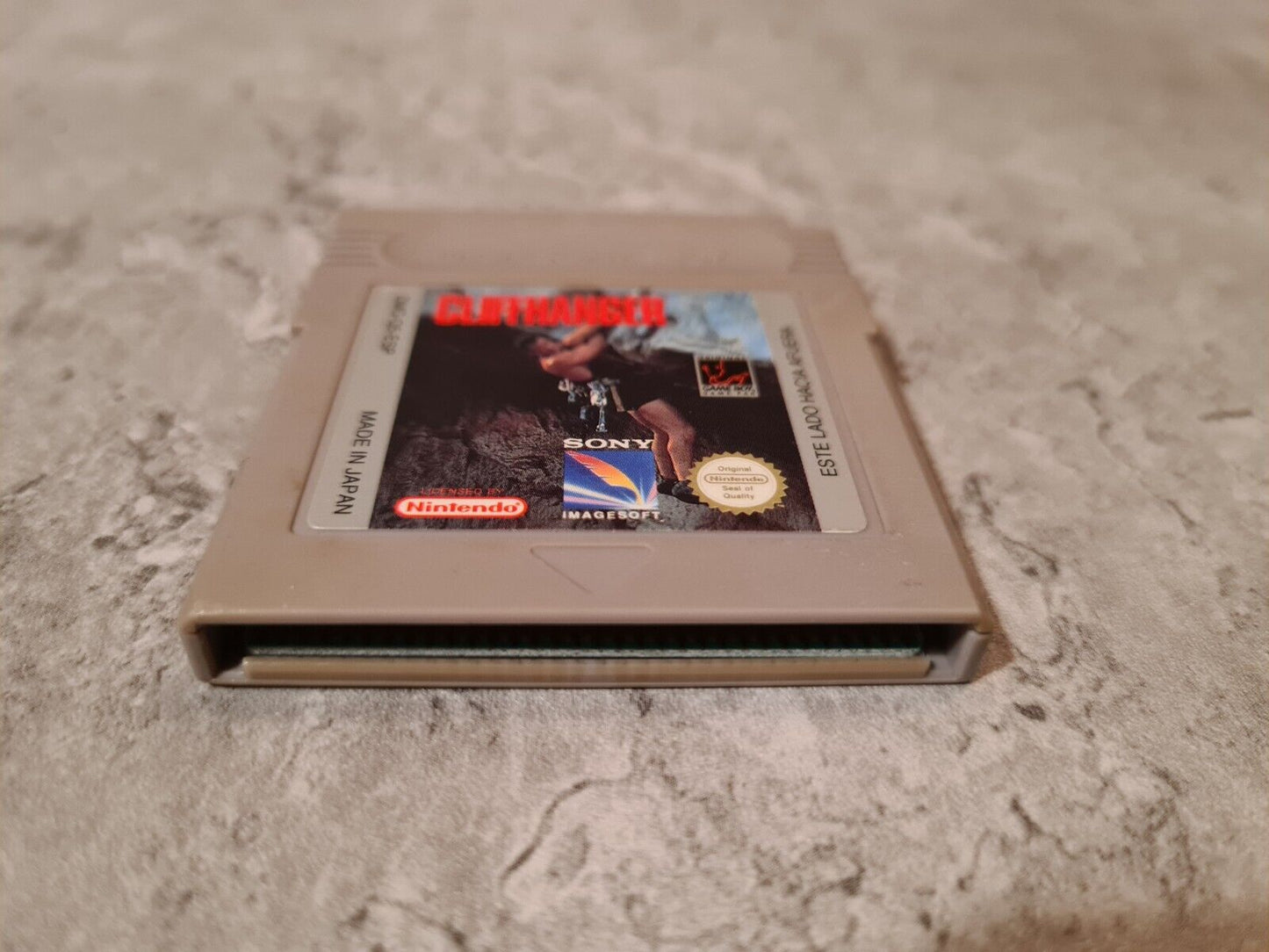Nintendo Gameboy Classic Spiel Cliffhanger Modul ESP - T-Retro-Games