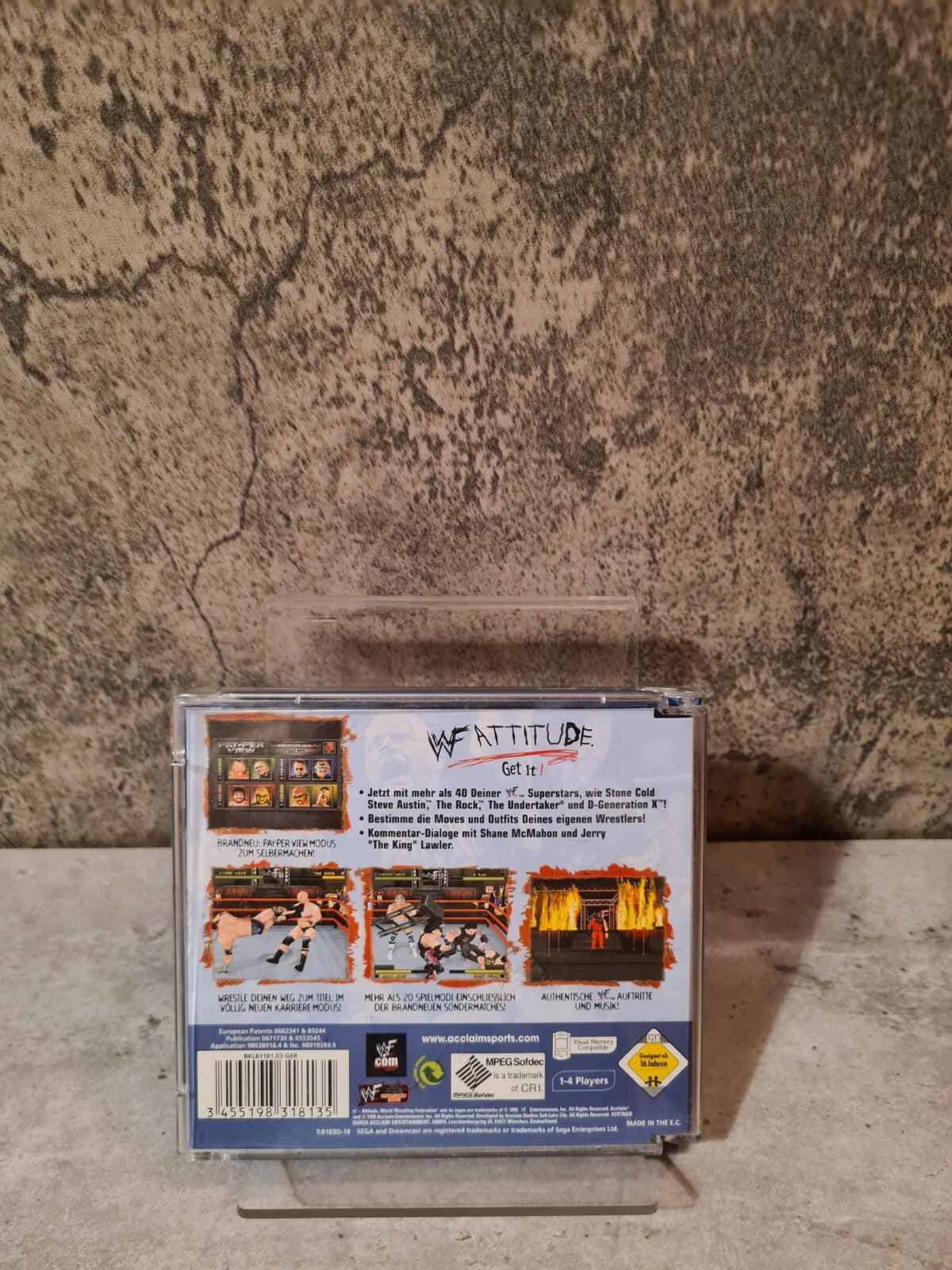 Sega Dreamcast WWF Attitude mit OVP und Anleitung Deutsch