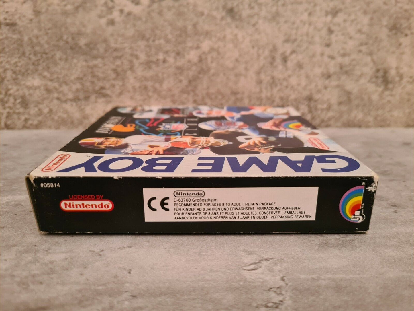 Nintendo Game Boy Classic NFL Quarterback Club mit OVP und Anleitung NOE - T-Retro-Games