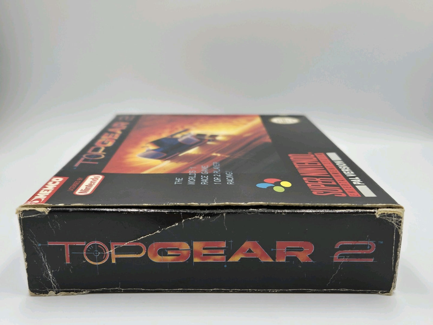 SNES Super Nintendo TopGear2 mit OVP und Anleitung UKV