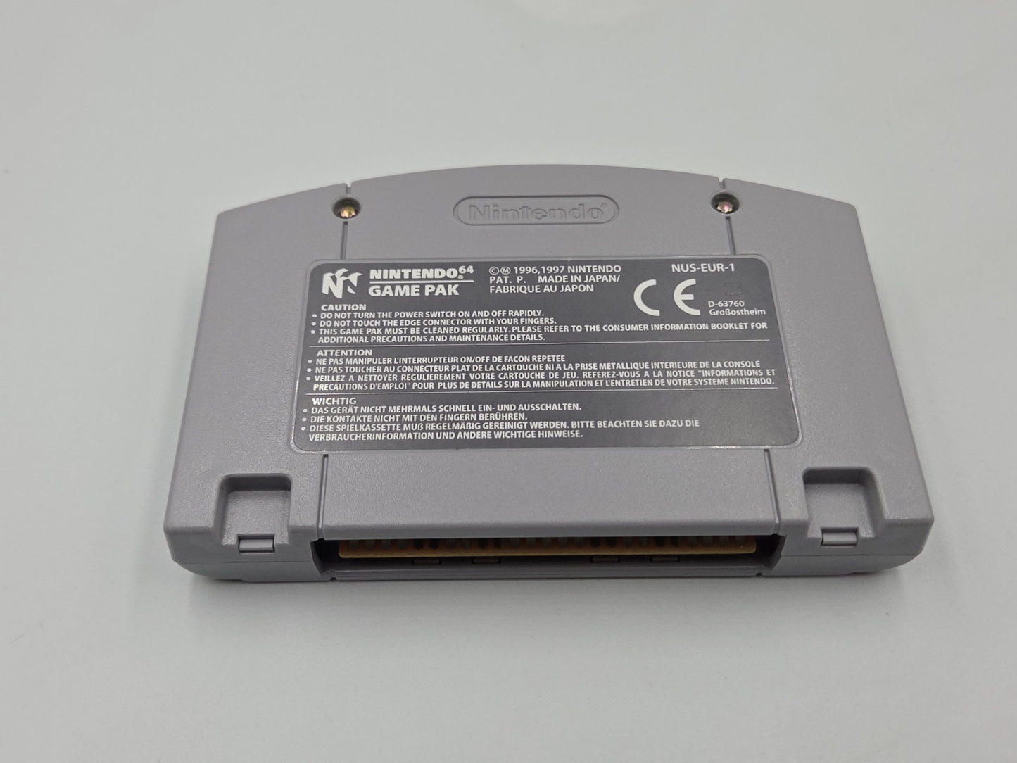 N64 Nintendo 64 WWF No Mercy mit OVP und Anleitung EUR