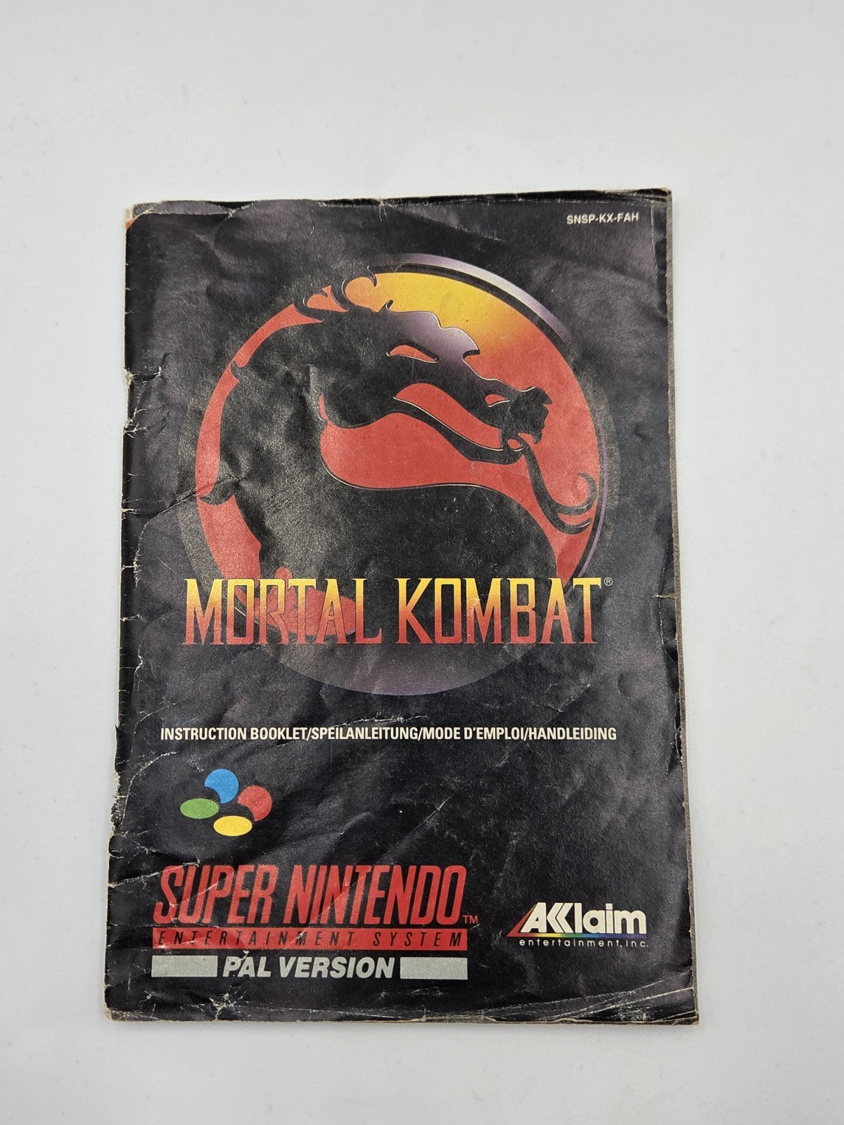 SNES Super Nintendo Mortal Kombat mit OVP und Anleitung EUR - T-Retro-Games