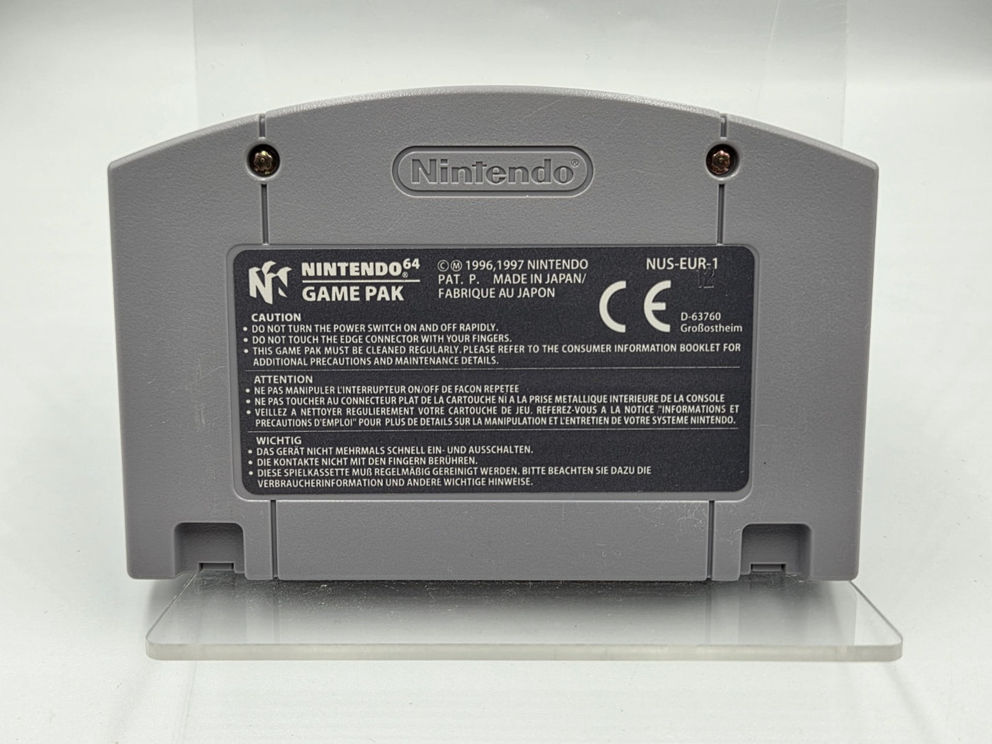 N64 Nintendo 64 Spacestation Silicon Valley Modul EUR
