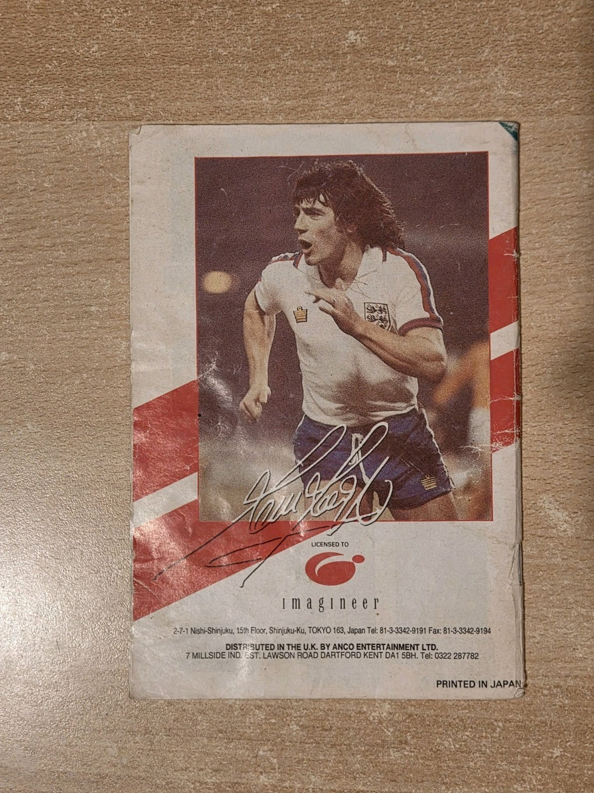 SNES Super Nintendo Kevin Keegan's Player Manager Instruction Booklet UKV