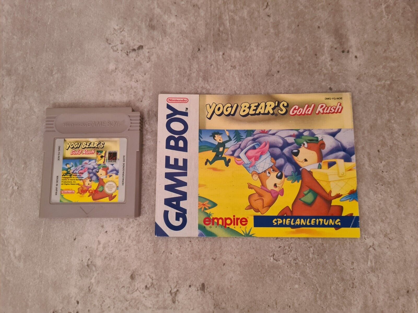 Nintendo Game Boy Classic Yogi Bear's Gold Rush mit OVP und Anleitung NOE - T-Retro-Games