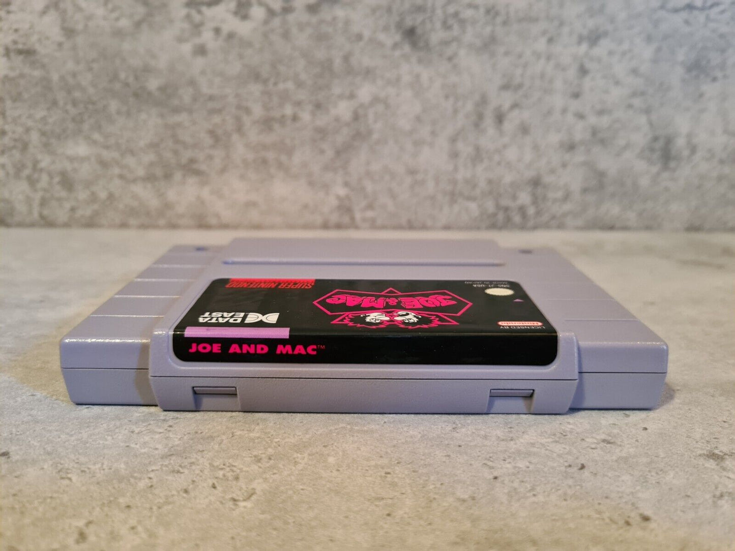SNES Super Nintendo Joe & Mac mit OVP und Anleitung NTSC USA - T-Retro-Games
