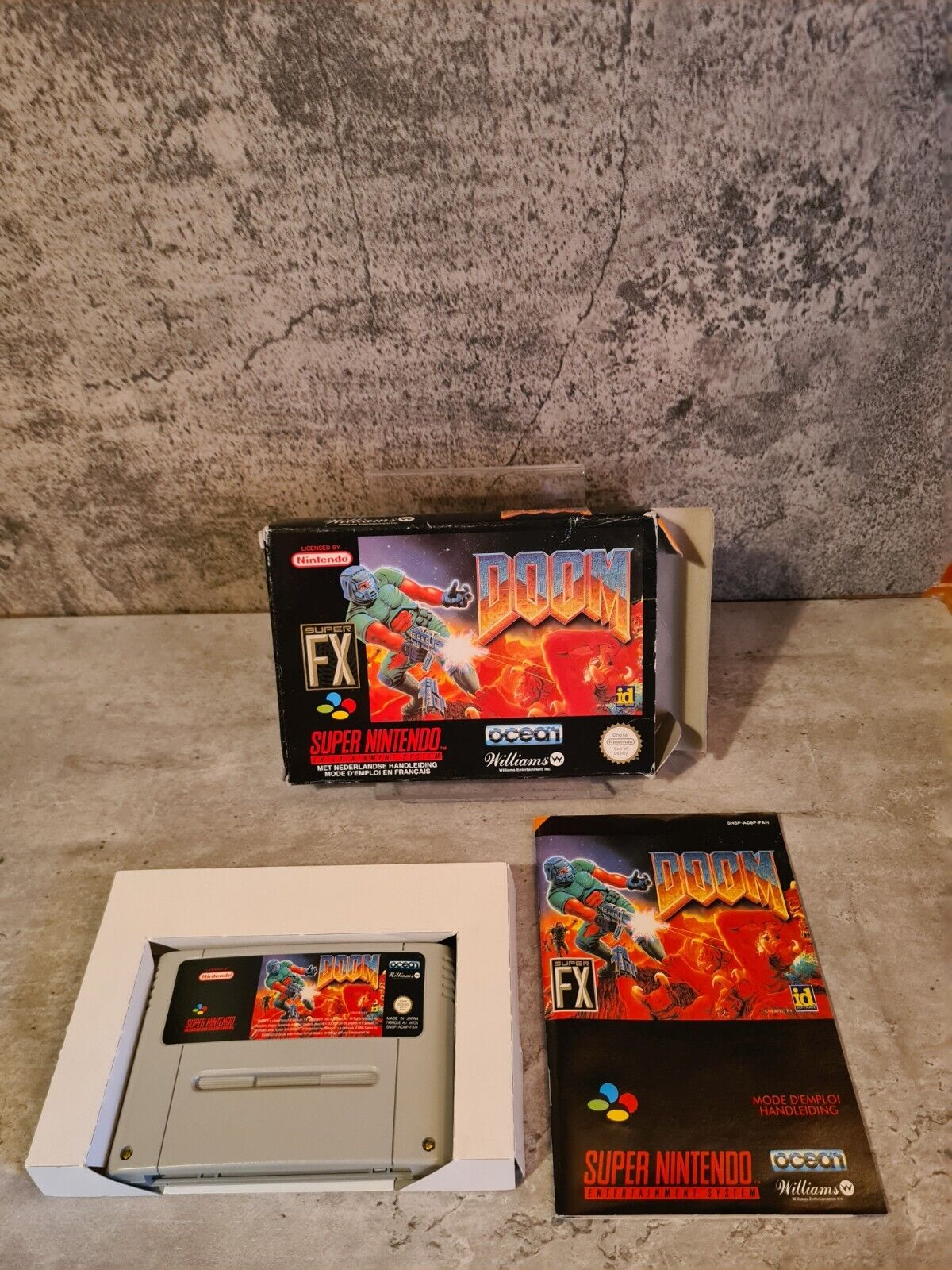 SNES Super Nintendo Doom mit OVP und Anleitung FAH - T-Retro-Games