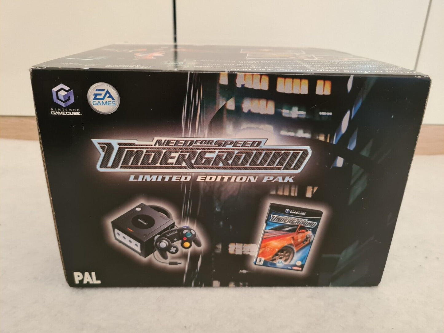 Nintendo GameCube Need For Speed Underground Limited Edition Pak Console OVP