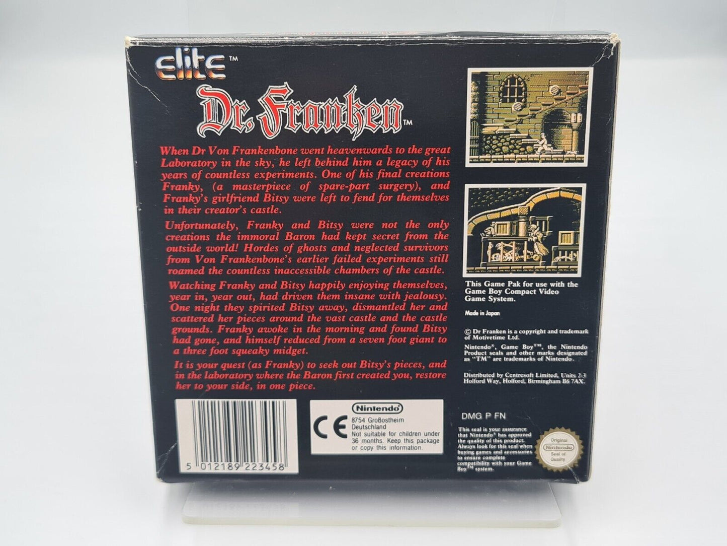 Nintendo Game Boy Classic Dr. Franken mit OVP und Anleitung UKV - T-Retro-Games