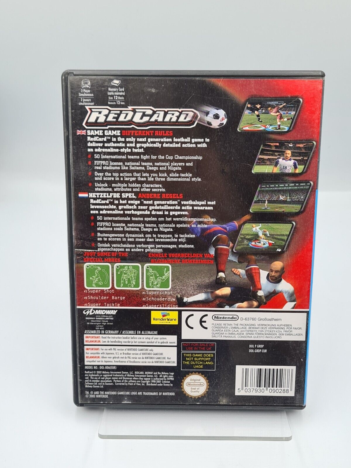 Nintendo GameCube RedCard mit OVP und Anleitung EUR - T-Retro-Games