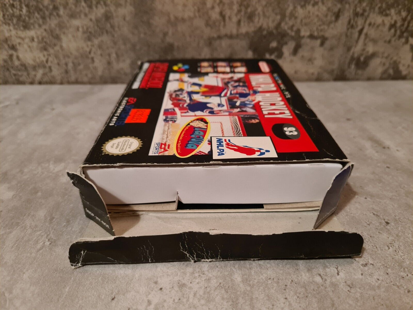 SNES Super Nintendo NHLPA Hockey 93 mit OVP und Anleitung NOE - T-Retro-Games
