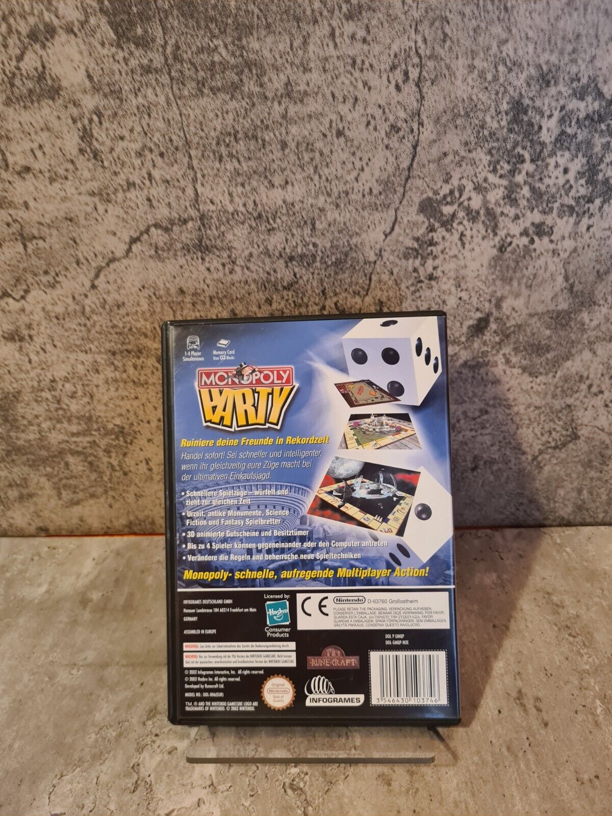 Nintendo GameCube Monopoly Party mit OVP und Anleitung NOE