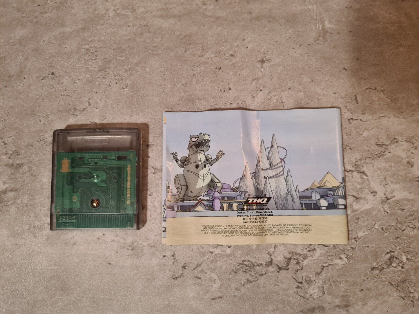 Nintendo Gameboy Color Les Razmoket a Paris Le Film mit OVP und Anleitung FRA - T-Retro-Games