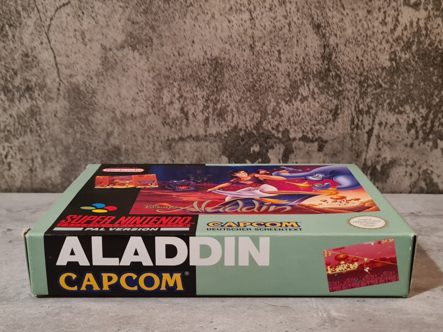 SNES Super Nintendo Disney's Aladdin mit OVP und Anleitung NOE/SFRG - T-Retro-Games