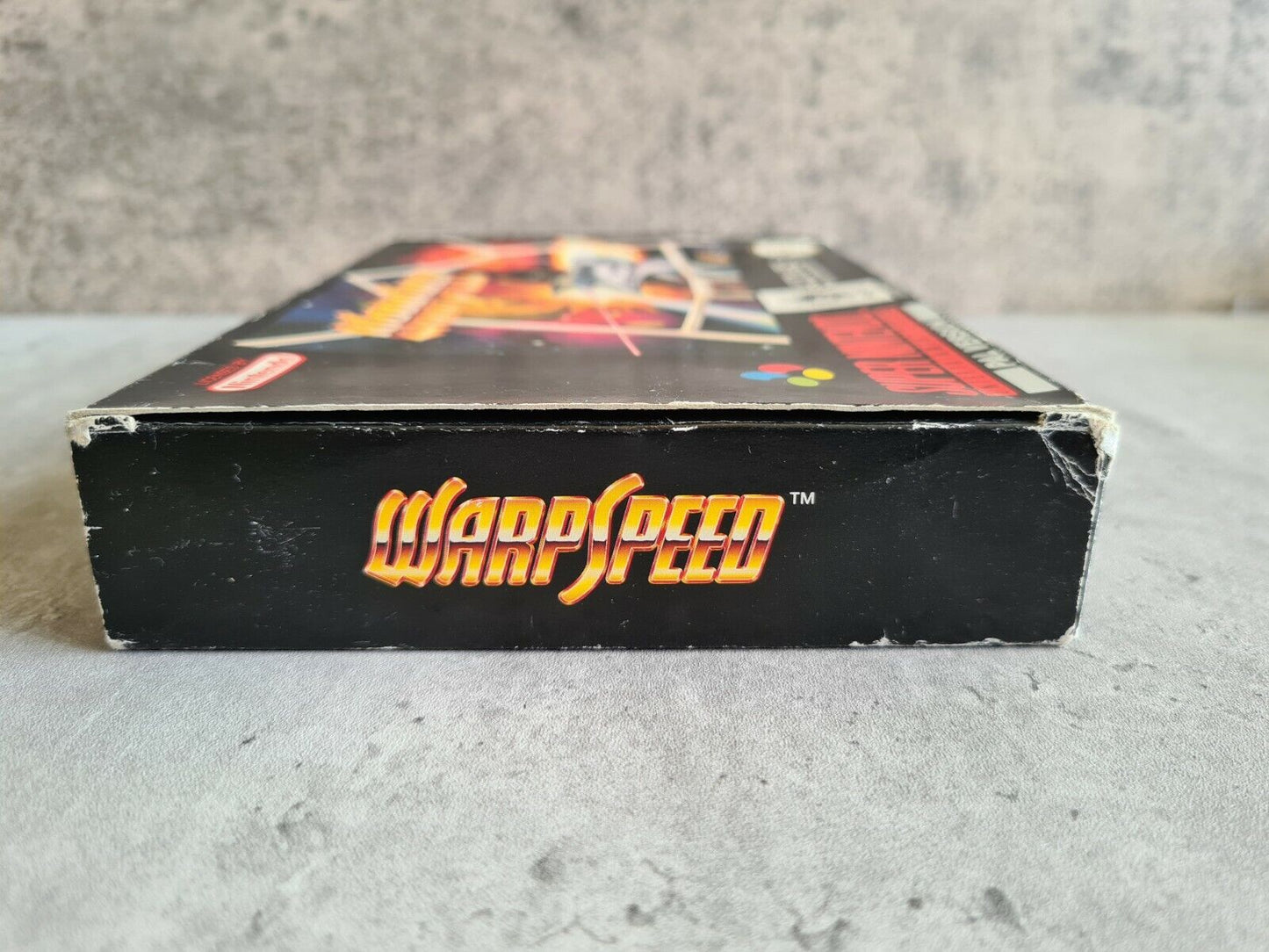 SNES Super Nintendo Warpspeed mit OVP und Anleitung UKV - T-Retro-Games
