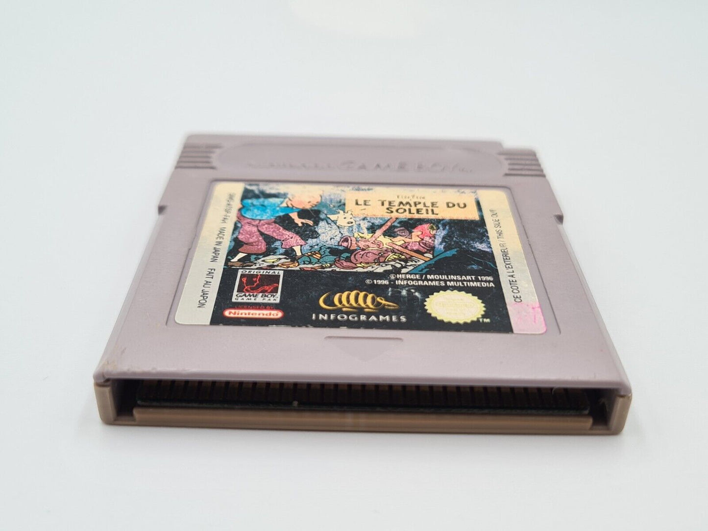 Nintendo Game Boy Classic Spiel TinTin Le Temple Du Soleil Modul FAH - T-Retro-Games